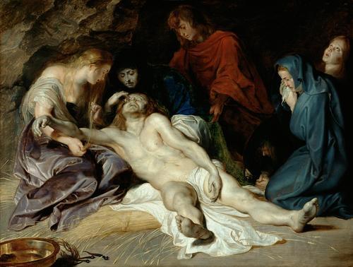 Peter Paul Rubens Mourning over Christ by Mary and John
